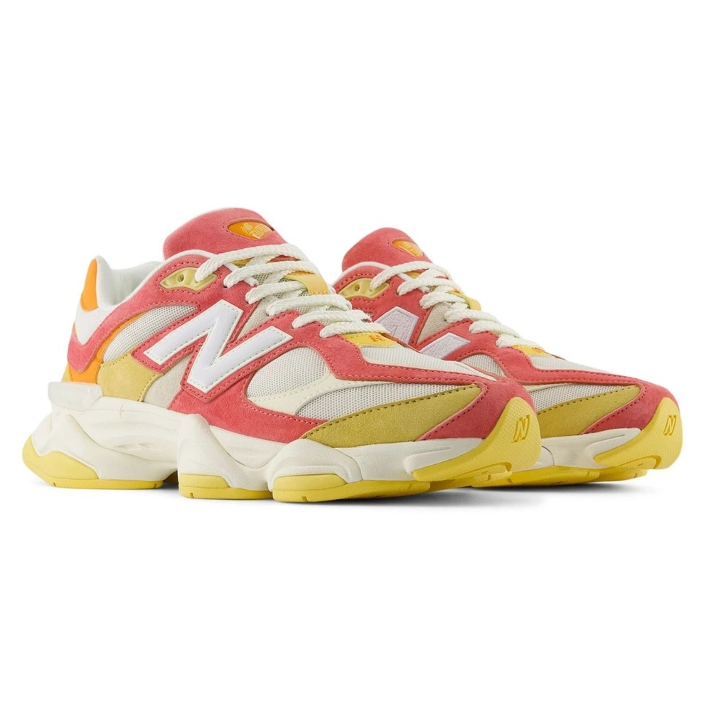 Big Kids Size 5.5 or Womens 7- New Balance 9060 Shoes Orange/Red GC9060FL NEW